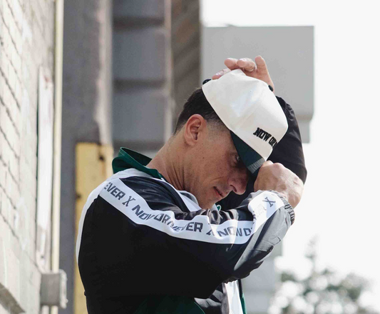 Varsity Two-Tone Frame Snapback (Natural/Black)