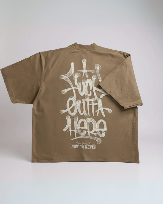 Fuckouttahere Rainbow Oversize Tee