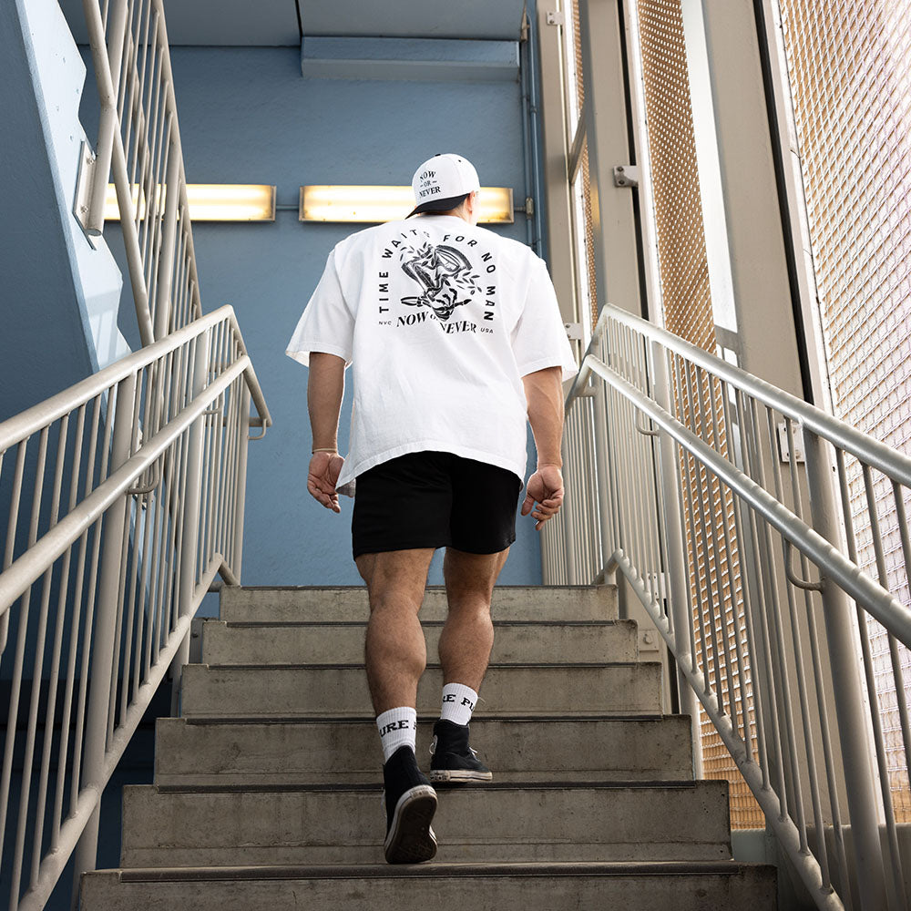 Timeless Oversized Graphic Tee (White)