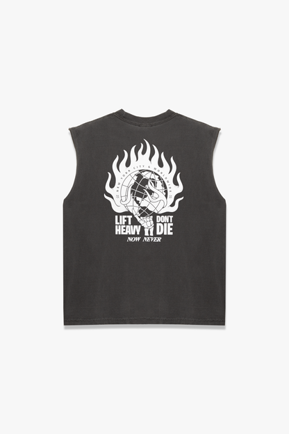 Sleeveless Muscle Tee (Shadow)