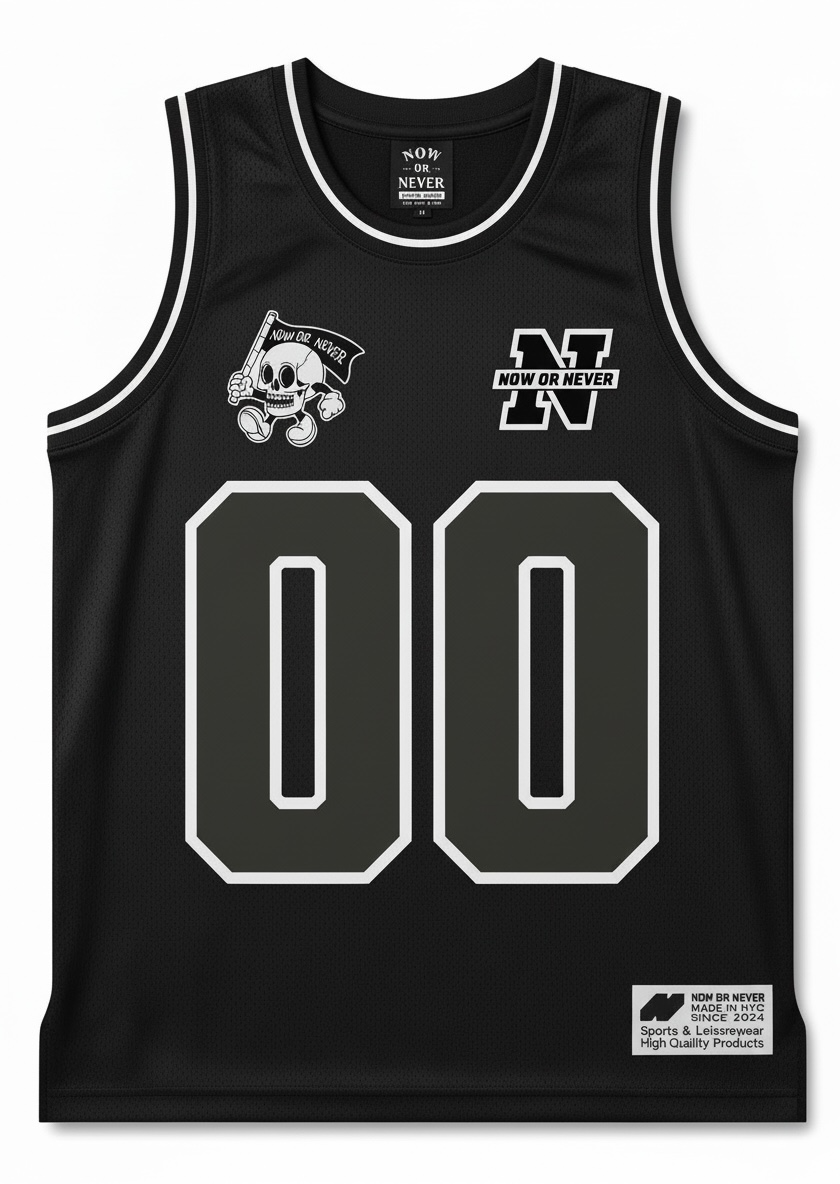 Retro Jersey - Vintage Black