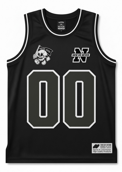 Retro Jersey - Vintage Black