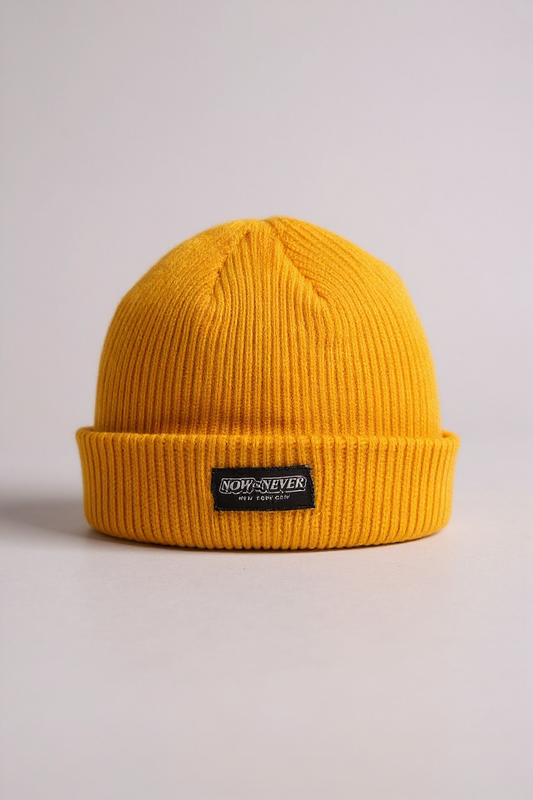 Gold Fisherman Beanie