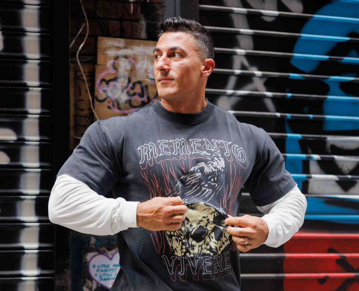 Vintage Black/White Longsleeve