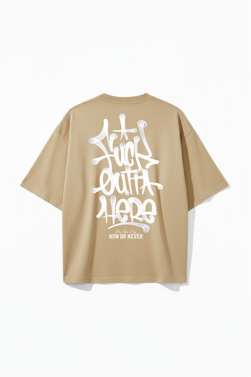 Fuckouttahere Rainbow Oversize Tee