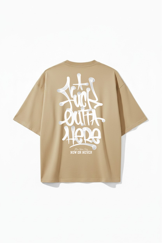 Fuckouttahere Rainbow Oversize Tee